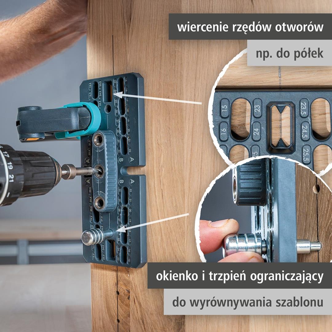 Zestaw złączy meblowych Wolfcraft